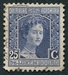 N°0099-1914-LUXEMBOURG-DUCHESSE M.ADELAIDE-25C-BLEU 