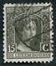 N°0097-1914-LUXEMBOURG-DUCHESSE M.ADELAIDE-15C-GRIS BRUN 