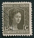 N°0097-1914-LUXEMBOURG-DUCHESSE M.ADELAIDE-15C-GRIS BRUN 