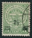 N°0110-1916-LUXEMBOURG-ARMOIRIES-2C1/2 S/5C-VERT 