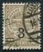 N°0111-1916-LUXEMBOURG-ARMOIRIES-3C S/2C-GRIS/OLIVE 