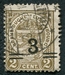 N°0111-1916-LUXEMBOURG-ARMOIRIES-3C S/2C-GRIS/OLIVE 