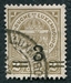 N°0111-1916-LUXEMBOURG-ARMOIRIES-3C S/2C-GRIS/OLIVE 