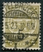 N°0112-1916-LUXEMBOURG-ARMOIRIES-5 S/4C-JAUNE/OLIVE 