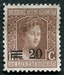 N°0115-1916-LUXEMBOURG-DUCHESSE MARIE ADELAIDE-20 S 17C1/2 