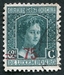 N°0116-1916-LUXEMBOURG-DUCHESSE M.ADELAIDE-75C S/62C1/2-VERT 