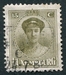 N°0124-1921-LUXEMBOURG-DUCHESSE CHARLOTTE-15C-BRUN/OLIVE 