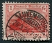 N°0132-1921-LUXEMBOURG-CHATEAU DE VIANDEN-1F-ROUGE 