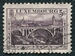 N°0134-1921-LUXEMBOURG-PONT ADOLPHE-5F-BRUN/VIOLET 