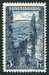 N°0145-1923-LUXEMBOURG-VUE D'ECHTERNACH-3F-BLEU FONCE 