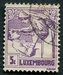 N°0160-1925-LUXEMBOURG-AU PROFIT DE LA CROIX ROUGE-5C-VIOLET 