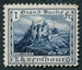 N°0157-1924-LUXEMBOURG-CHATEAU DE VIANDEN-1F-BLEU 