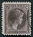 N°0168-1926-LUXEMBOURG-GRDE DUCHESSE CHARLOTTE-25C 