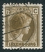 N°0176-1926-LUXEMBOURG-GRDE DUCHESSE CHARLOTTE-75C-BRUN 