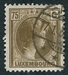 N°0176-1926-LUXEMBOURG-GRDE DUCHESSE CHARLOTTE-75C-BRUN 