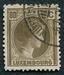 N°0177-1926-LUXEMBOURG-GRDE DUCHESSE CHARLOTTE-80C-BRUN 