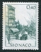 N°1409-1984-MONACO-RUE DES IRIS-40C-VERT 