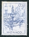 N°1407-1984-MONACO-PLACE SAINT NICOLAS-20C-BLEU FONCE 