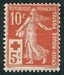 N°0147-1914-FRANCE-TYPE SEMEUSE-10C+5C-ROUGE 