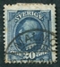 N°0045-1891-SUEDE-OSCAR II-20O-BLEU 