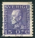 N°0128-1920-SUEDE-GUSTAVE V-15O-VIOLET 