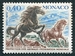 N°0810-1970-MONACO-PROTECTION FAUNE-PONEYS BASQUE-40C 