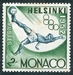 N°0387-1953-MONACO-JO D'HELSINKI-FOOTBALLL-2F 