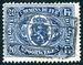 N°134-1922-BELGIQUE-20F-BLEU 