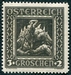 N°0368-1926-AUTRICHE-SIEGFRIED ET LE DRAGON-3G+2G-GRIS/NOIR 