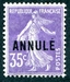 N°142A-CI 1-SEMEUSE FOND PLEIN-35C-VIOLET 