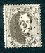 N°0014B-1863-BELGIQUE-LEOPOLD 1ER-10C-BRUN 