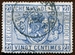 N°002-1879-BELGIQUE-ARMOIRIES-20C-BLEU 