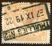 N°106-1920-BELGIQUE-ROUE AILEE-40C-JAUNE FONCE 