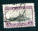 N°0357-1927-GRECE-CROISEUR AVEROV-3D-VIOLET/NOIR 