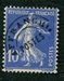 N°052-1922-FRANCE-SEMEUSE-10C-OUTREMER 