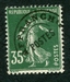 N°063-1922-FRANCE-SEMEUSE-35C-VERT 