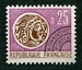 N°126-1964-FRANCE-MONNAIE GAULOISE-25C 