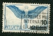 N°25-1935-SUISSE-SURCHARGE 10 SUR 65C-BLEU VERT ET BLEU 