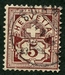 N°0065-1882-SUISSE-5C BRUN CARMINE 