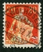 N°0119-1907-SUISSE-HELVETIA-20C ROUGE ET JAUNE 