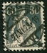 N°0166-1917-SUISSE-HELVETIA-80C-ARDOISE ET CHAIR 