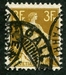 N°0127-1907-SUISSE-HELVETIA-3F-BISTRE ET JAUNE 