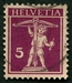 N°0198-1924-SUISSE-WALTER TELL-5C-LILAS S CHAMOIS 