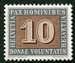 N°0406-1945-SUISSE-SERIE DE LA PAIX-10C 