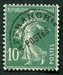 N°051-1922-FRANCE-SEMEUSE-10C-VERT 
