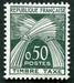 N°093-1960-FRANCE-TYPE GERBES-50C-VERT FONCE 