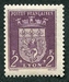 N°0533-1941-FRANCE-ARMOIRIES DE VILLE-LYON-2F+2F-VIOLET 