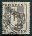 N°0670-1945-FRANCE-4E REPUBLIQUE-10C-BRUN NOIR 