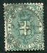 N°0057-1891-ITALIE-ARMOIRIES MAISON DE SAVOIE-5C-VERT 