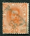 N°0060-1891-ITALIE-HUMBERT 1ER-20C-ORANGE 